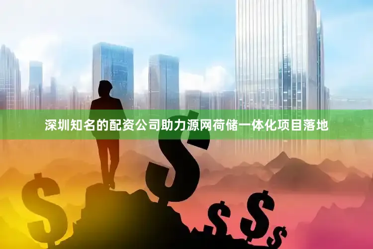 深圳知名的配资公司助力源网荷储一体化项目落地